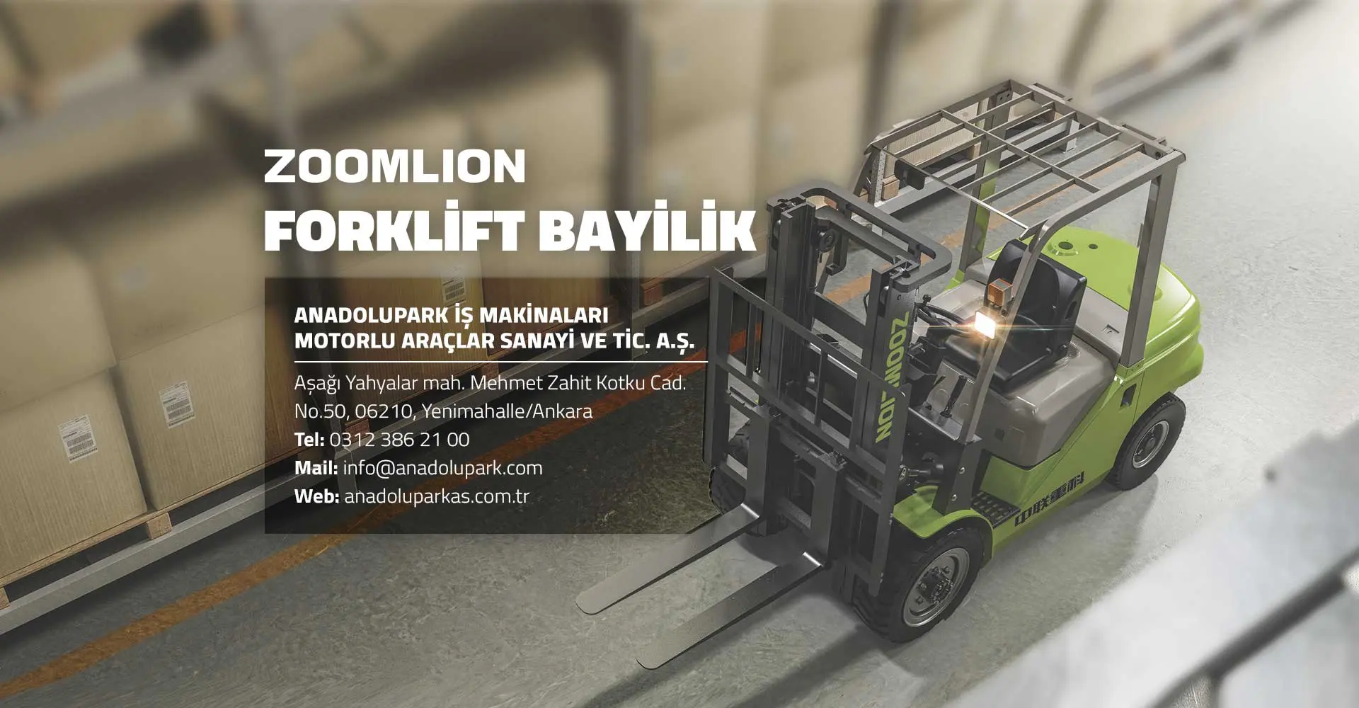 Zoomlion Forklit Bayilik Yeni